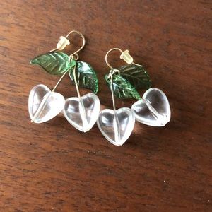 Clear Heart Shape Earring